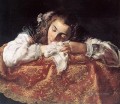 Niña dormida figuras barrocas Domenico Fetti